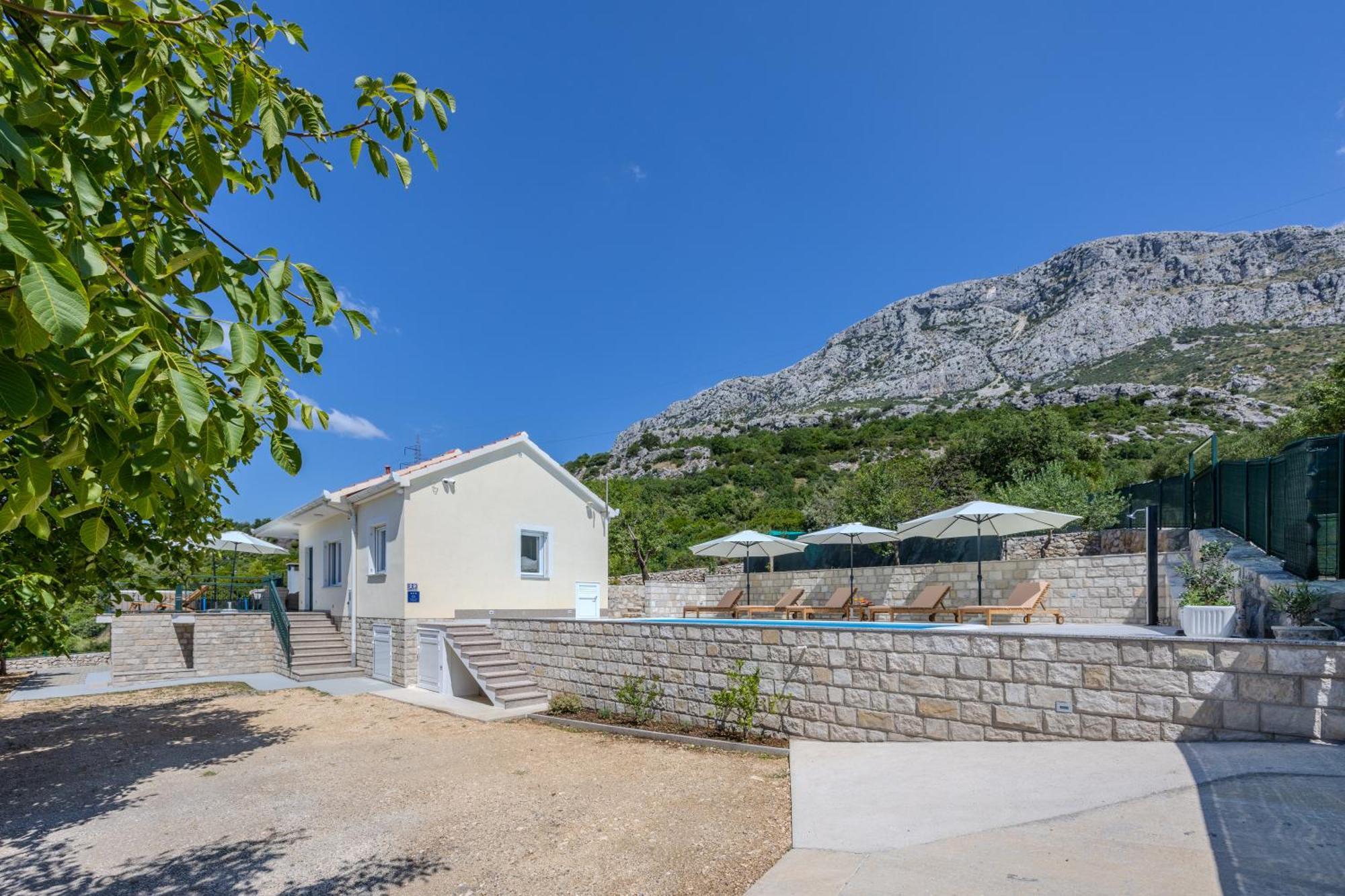 Private Villa Golden Hour With A View Of Split Area Kaštel Sućurac Exteriér fotografie
