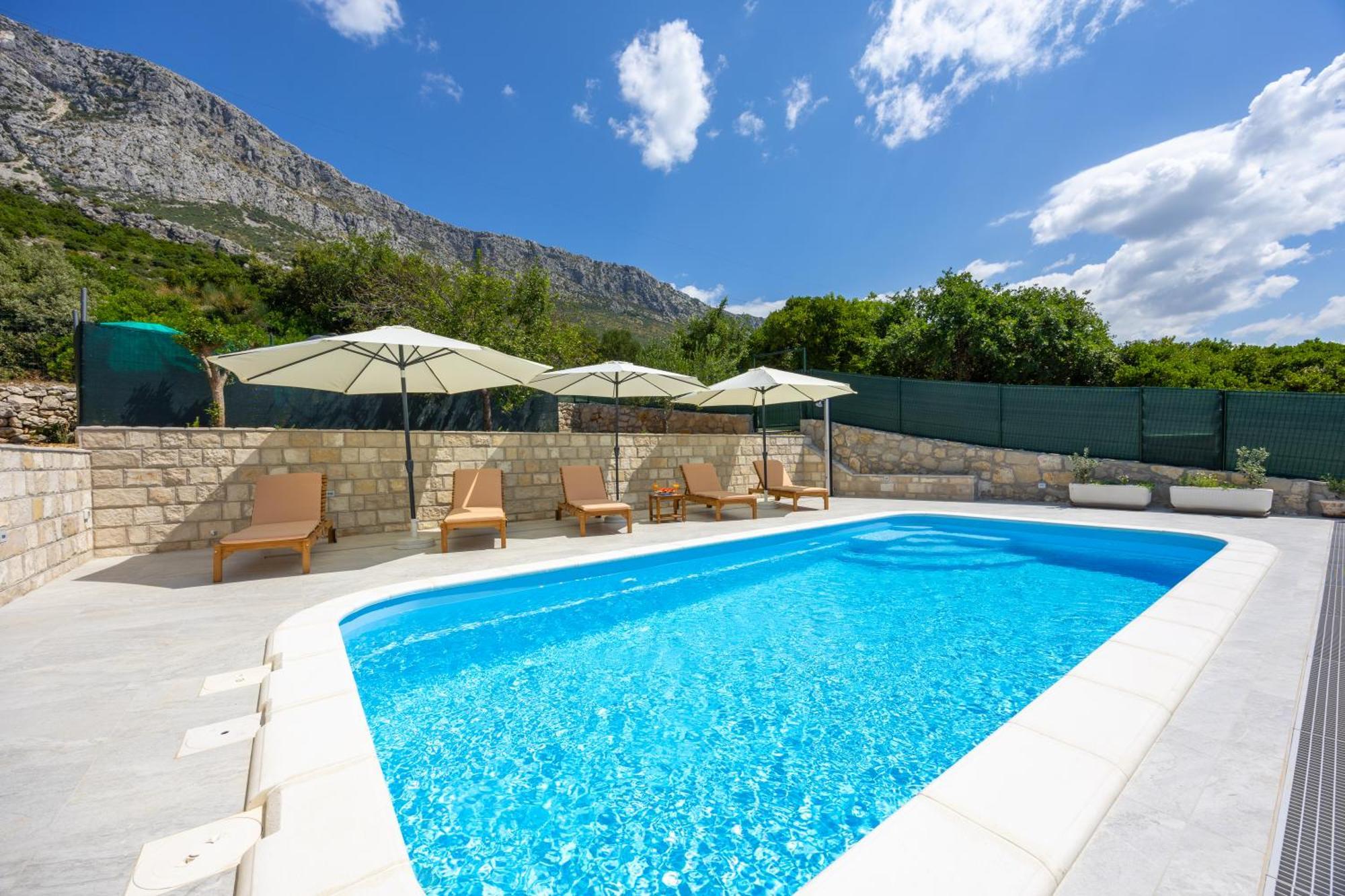 Private Villa Golden Hour With A View Of Split Area Kaštel Sućurac Exteriér fotografie